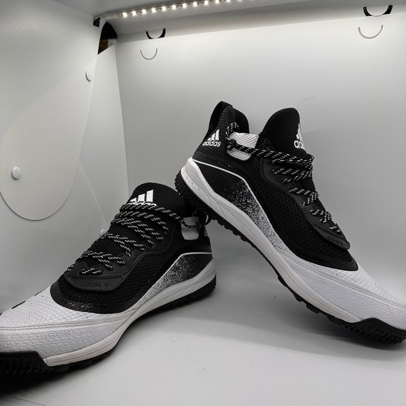 Adidas Icon V  Mens‎ Size 12 Black White Athletic Casual Training Shoes Sneakers - Picture 10 of 11